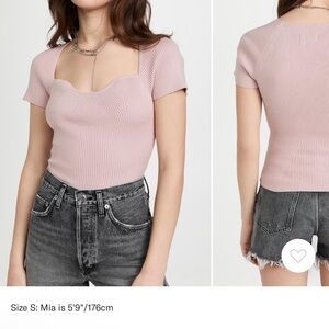 Pistola Denim Tiff Sweetheart Neck Sweater